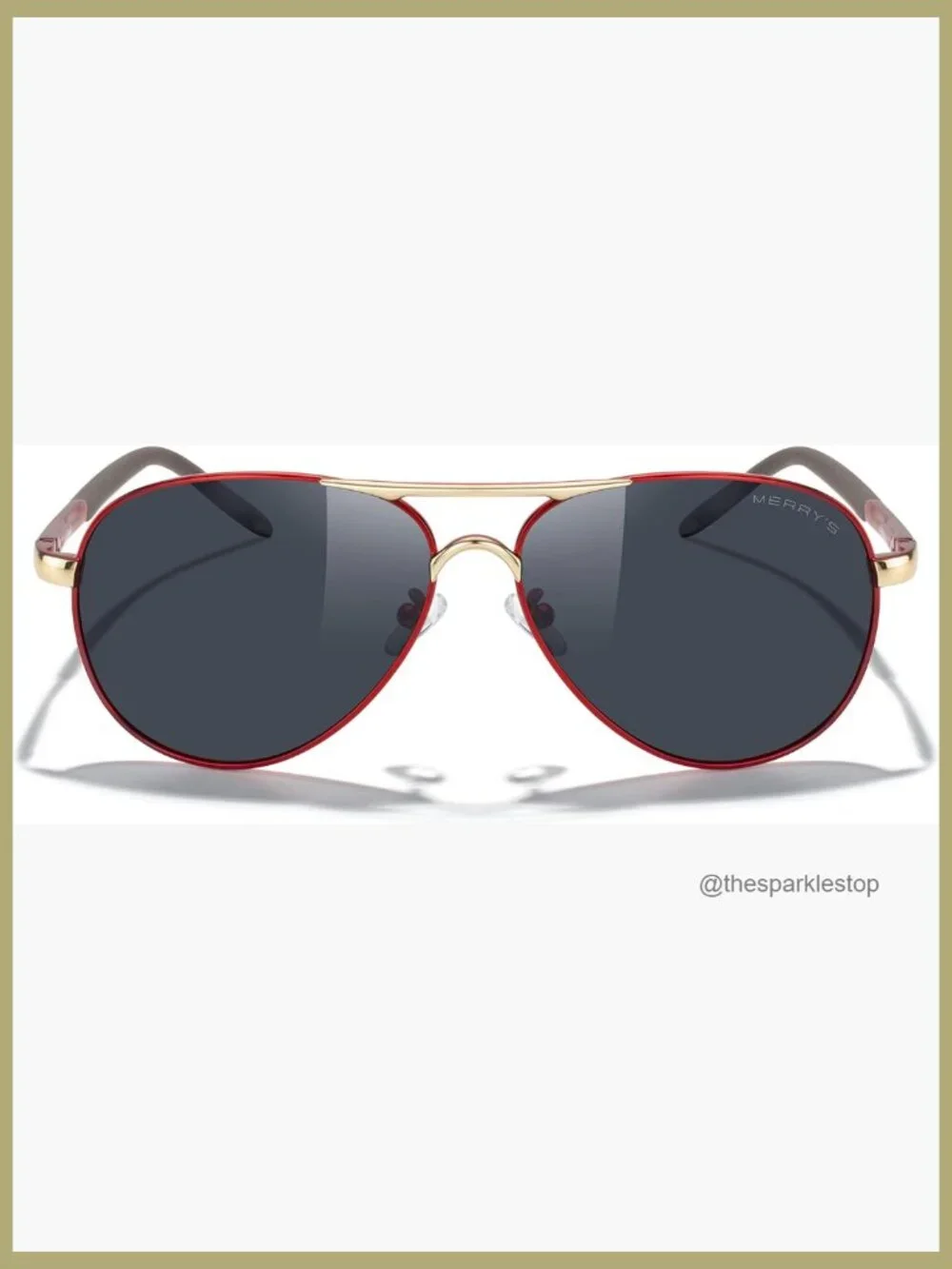 Metal Aviator Sunglasses Polarized UV400 Protection Driving